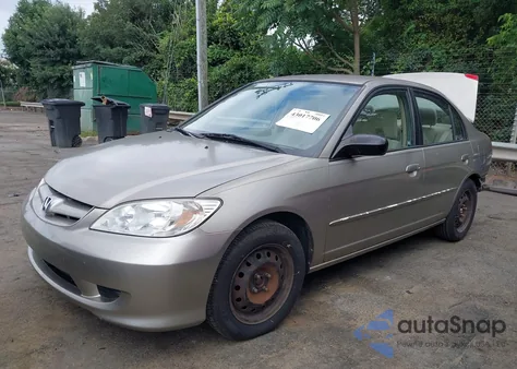 2004 Honda Civic Lx from USA, damaged, VIN 2HGES16684H552012